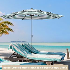 Copertura di Ricambio da 10 Piedi per Ombrelloni da Patio e Basi - Product Image 2