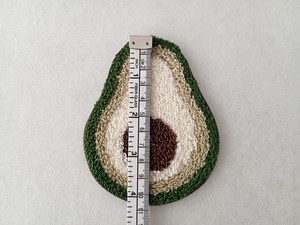 Juego de Posavasos Bordados con Frutas - Posavasos para Bebidas Hechos a Máquina, Kiwi, Plátano, Aguacate, Fresa, Decoración Linda para Cocina, Regalo para el Hogar - Product Image 3