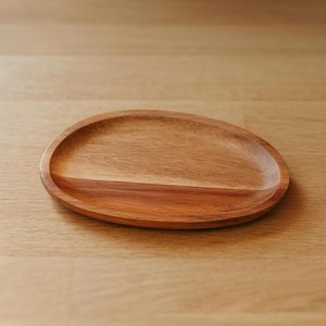 Wooden Breakfast Serving <b>Platter</b> Natural Wood Kitchen Tableware - Product Image 1