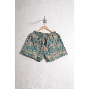 Conjunto de pijama corto de algodón estampado para mujer, ropa de dormir cómoda, traje de noche ligero para verano - Product Image 4