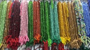 Natural Green Stone Rondelle Beads Faceted Loose Gemstone Beads for Jewelry Making - Product Image 6