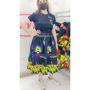 Ropa de Trabajo Personalizada para Mujer, Cintura Natural, Casual, Versátil, Largo Medio, Bordado, Cordón Ajustable, Antiarrugas, Transpirable, Algodón - Product Image 1