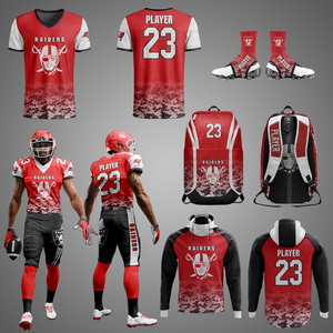 Uniforme de football américain de haute qualité 2025 pour jeunes, maillot et short sublimés respirants, fabrication de haute qualité - Product Image 2