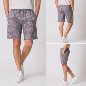 Shorts en toile pour homme de qualité supérieure, décontractés, respirants, en coton, avec poche avant, fermeture à cordon, vêtements de plage tendance - Product Image 6