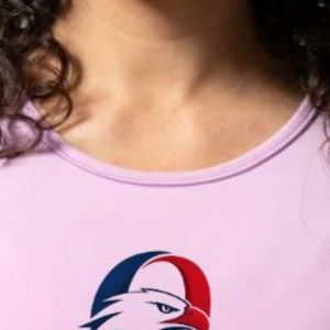 Camiseta Deportiva Ajustada de Manga Corta Rosa Claro para Mujer, para Gimnasio, Fitness, Yoga, Entrenamiento, Ropa Deportiva Transpirable - Product Image 6