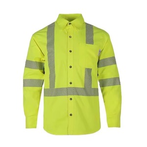 Men's High Visibility Reflective <b>Work</b> Wear Shirts <b>Waterproof</b> and Flame-Retardant Working Shirt - Product Image 6
