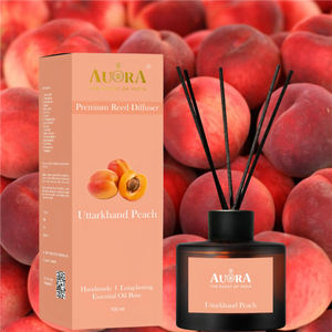 Difusor de Aromas Premium de Madera de Caoba Natural Hecho a Mano con Varillas de Ratán, 100 ml, Base de Aceite Esencial de Larga Duración, Más de 100 Aromas Indios - Product Image 4