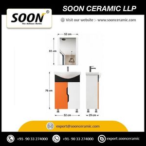 Liso Collection Bathroom <b>Vanity</b> Wash Basin <b>Table</b> for Bathroom Application From India Export at Affordable Price - Product Image 3