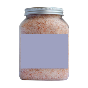 Exfoliante de Sal Rosa del Himalaya Natural y Orgánico Tallado a Mano, con Lavanda y Flores de Baño, Tamaño Personalizado, Venta al por Mayor - Product Image 1
