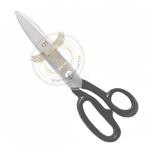 Ciseaux de broderie professionnels pour barbier, pour droitiers, lame en acier inoxydable, pointe arrondie, manche moyen, légers - Product Image 3