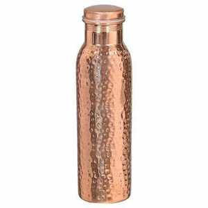 Set Of <b>3</b> Design New Copper <b>Water</b> <b>Bottles</b> In All Sizes Available Reusable With Lids Portable Minimalist Design Travel Use - Product Image 5