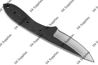 UA Supplies Couteau à lame pointue martelée, aspect vintage, forgé à la main, en acier à haute teneur en carbone 1095, ultra-affûté, ultra-résistant, pour survie industrielle