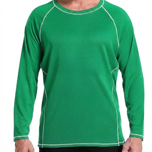Chemise de surf à manches longues pour garçons, blanche, à séchage rapide, protection UV, écologique, antibactérienne, manches longues, polyester, pour adultes - Product Image 5