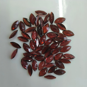 Granat rouge naturel 12x6MM, coupe marquise, pierres précieuses de qualité supérieure pour la fabrication de bijoux - Product Image 2