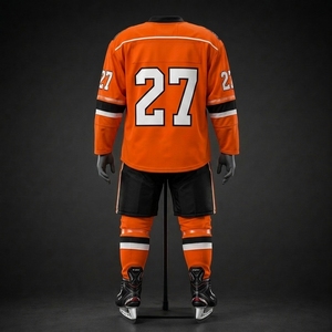 Ice Hockey Uniform Premium <b>Athletic</b> Wear Built With Soft Breathable Material And Reinforced Stitching For Long Lasting - Product Image 4