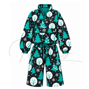 Ensemble coupe-vent court pour femme, survêtement de sport tendance, veste et short deux pièces, tenue de sport personnalisée - Product Image 1