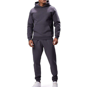 Conjunto Deportivo Personalizado Force 2 Win, Sudadera con Capucha Bordada, Cierre de Cremallera, Estilo Desgastado, Talla Grande, Poliéster Lavado al Ácido, para Hombre - Product Image 3