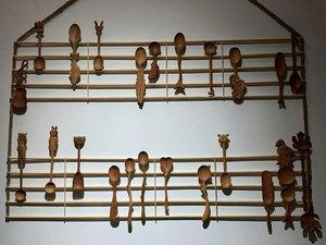 Ensemble de cuillères à dessert en bois écologiques, bois naturel, personnalisation de la marque, prix d'usine OEM - Product Image 5