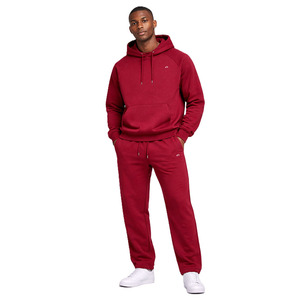 Men's Winter Solid Color Fleece Hoodies Jogger Sets Long Sleeve Sportswear Custom Manufacturer Wholesale - Product Image 1