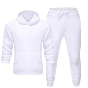 Survêtement à capuche pour homme, noir et rouge, avec blocs de couleur, manches longues, poches latérales, coupe classique, style sportif, pour l'automne - Product Image 4