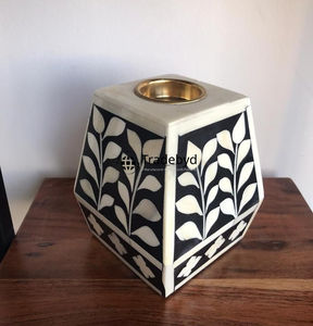 Elegante Candelabro Hecho a Mano con Incrustaciones de Hueso, Calidad Premium, Tamaños/Formas Personalizables, Decoración de Lujo para el Hogar por Tradebyd - Product Image 2