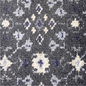 Alfombra Moderna DECORDEC Personalizada, Gris Marfil, de Lana, con Diseño Geométrico Floral a Rayas, Antideslizante y Ecológica, para Hotel, Villa, Sala de Estar - Product Image 3