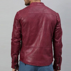 High Quality New Design <b>Leather</b> <b>Jacket</b> for <b>Men</b> 2026 Wholesale Slim Fit Fashion <b>Men</b> <b>Leather</b> <b>jacket</b> for <b>mens</b> - Product Image 3