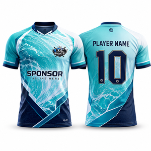 Camiseta de Fútbol Moderna y de Calidad al por Mayor, Tejido de Malla de Poliéster Premium, Refrigerante, Flexible, de Secado Rápido, Alto Rendimiento y Comodidad - Product Image 1