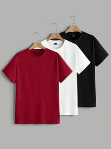 Heavy Tee Custom Printing Plain Blank Oversized Unisex Men's T-shirt Customized <b>High</b> Quality Solid Heavyweight Cotton <b>Tshirt</b> - Product Image 4