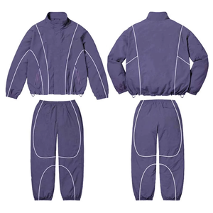 Ensemble de survêtement coupe-vent pour homme, réfléchissant, imperméable, personnalisable, OEM, vente en gros - Product Image 4