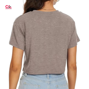 High Demand Product Best Price Women <b>Crop</b> <b>Top</b> T Shirts New High Selling Silk Screen Printed Women <b>Crop</b> <b>Top</b> T Shirts - Product Image 5