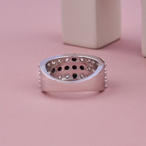 Trendy Design Round Cut Diamond <b>Ring</b> Lab Grown Diamond <b>Ring</b> for Men's with IGI Certified & VVS Clarity from <b>Indian</b> Supplier - Product Image 2
