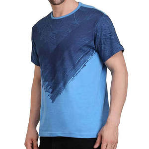 <b>Men's</b> Short Sleeve O-Neck Knitted Sweater Front Pattern Regular Fit Casual Wear 100% Cotton Sequin Embroidery <b>Animal</b> Print - Product Image 5