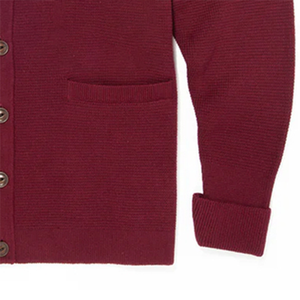 Cardigan tricoté personnalisé pour femme, col en V, en laine/cachemire, broderie classique de sororité, vente en gros, OEM ODM, logo frontal - Product Image 6