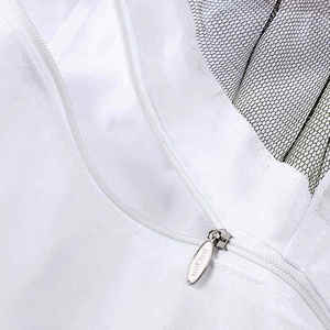 Veste d'apiculteur à capuche blanche à manches longues pour homme OEM avec voile de protection, vêtements de chasse personnalisables - Product Image 4