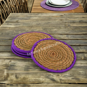 Haute résistance personnalisé couleur naturelle blanc rond tissé bambou rotin caboteur pour accessoire à la maison - Product Image 6