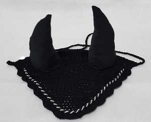 Voile anti-mouches rose pour cheval avec cache-oreilles, respirant, en crochet, masque anti-moustiques, équipement d'équitation, logo personnalisé - Product Image 4