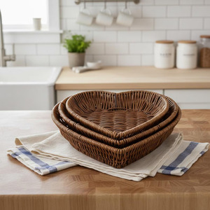 Cesta de ratán orgánica de alta capacidad para guardar mantas, ropa y juguetes, cesta de ratán natural ecológica para dormitorio y familia - Product Image 1