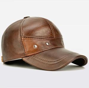Braune Baumwoll-Baseballkappe Atmungsaktiv Street-Style Unisex Verstellbar Vier Jahreszeiten Lässige Erwachsenen-Mütze - Product Image 2