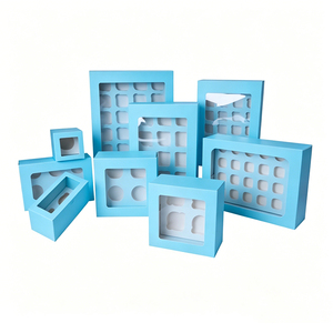 <span class=keywords><strong>Cajas</strong></span> de Cartón para Cupcakes <span class=keywords><strong>Gourmet</strong></span> <span class=keywords><strong>Personalizadas</strong></span>, <span class=keywords><strong>Cajas</strong></span> de Embalaje para Panadería, Muffins/Tartaletas de Huevo, <span class=keywords><strong>Cajas</strong></span> Marrones de 12 y 24 Cavidades - Product Image 3