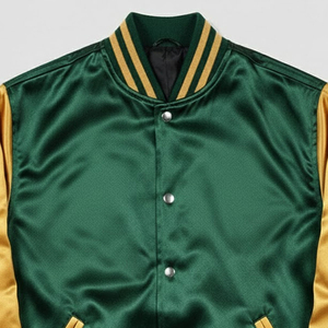 Nouvelle Veste Universitaire Tendance 2026 pour Garçons – Blouson Teddy en Satin Personnalisable pour l'Hiver et Tenue Décontractée - Product Image 4