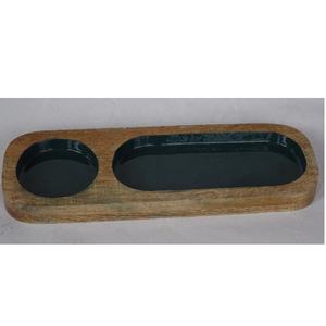 Juego de cuencos orgánicos de alta calidad, cuenco para servir de madera de mango de madera, cuenco anidado para servir la cena, vajilla para ensalada, utensilios de cocina - Product Image 6