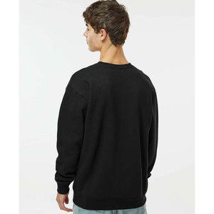 Men's Basic Crewneck <b>Winter</b> <b>Fleece</b> Heavyweight Sweatshirt Warm Loungewear Blended Cotton Oversized Sporty Anti-Pilling Top - Product Image 3