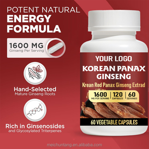 Private Label 1600Mg Koreaanse Rode <span class=keywords><strong>Panax</strong></span> <span class=keywords><strong>Ginseng</strong></span> Capsules Hoge Ginsenosiden-Inhoud Energieprestaties Geestelijke Gezondheid Zwangere Vrouwen - Product Image 6
