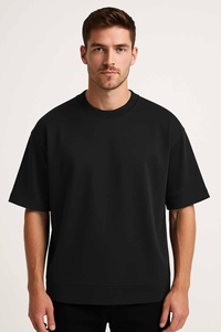 T-shirt personnalisé pour homme, coupe ample et carrée, 100% coton, 300 g/m², 260 g/m², t-shirt vierge personnalisable - Product Image 2