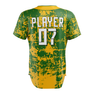 Uniforme Deportivo Personalizado OEM para Mujer, Talla Grande, Jersey de Béisbol y Sóftbol con Botones, Sublimado, Absorbente de Humedad - Product Image 6