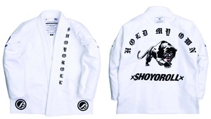 Kimono Blanco para Jiu-Jitsu Brasileño Shoyoroll, Logotipo Bordado, Corte Regular, Unisex para Adultos, 100% Algodón, Ropa Duradera para Artes Marciales - Product Image 4
