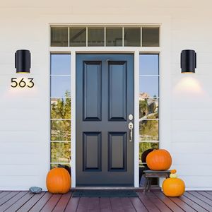 Lampada da Parete Moderna per Esterni Mirrea 7 Pollici, in Alluminio con Copertura in Vetro Temperato, Impermeabile, per Portico, Design a 2 Luci - Product Image 3