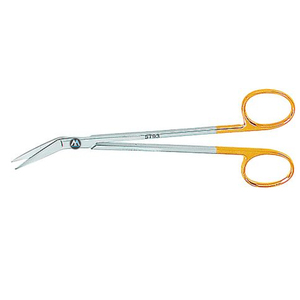 Tijeras METZENBAUM con TC Super Cut 14,5 cm, instrumentos de Cirugía Dental de acero inoxidable curvos Romos - Product Image 4