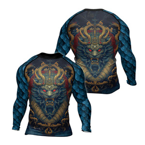 Rashguard de manga larga MMA liso de la mejor calidad, personalizado, el más vendido para hombre, con envío y entrega. - Product Image 6